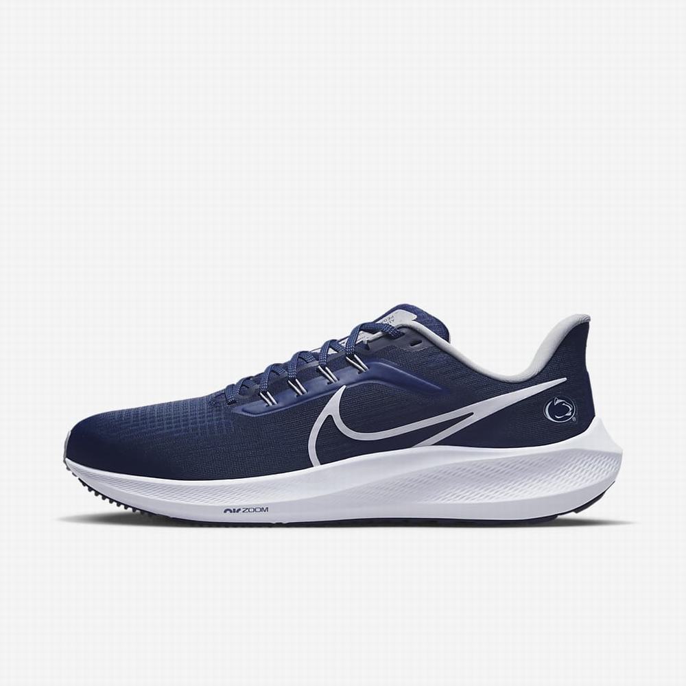 Bezecke Topanky Nike Air Zoom Pegasus 39 (Penn State) Panske Námornícka Modrá Siva Biele | SK142678