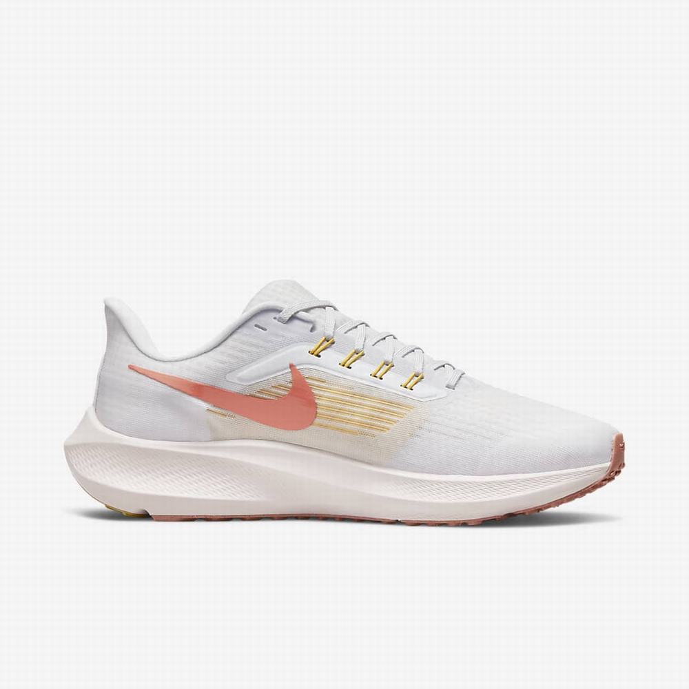 Bezecke Topanky Nike Air Zoom Pegasus 39 (Wide) Damske Siva Biele Oranžové | SK156287