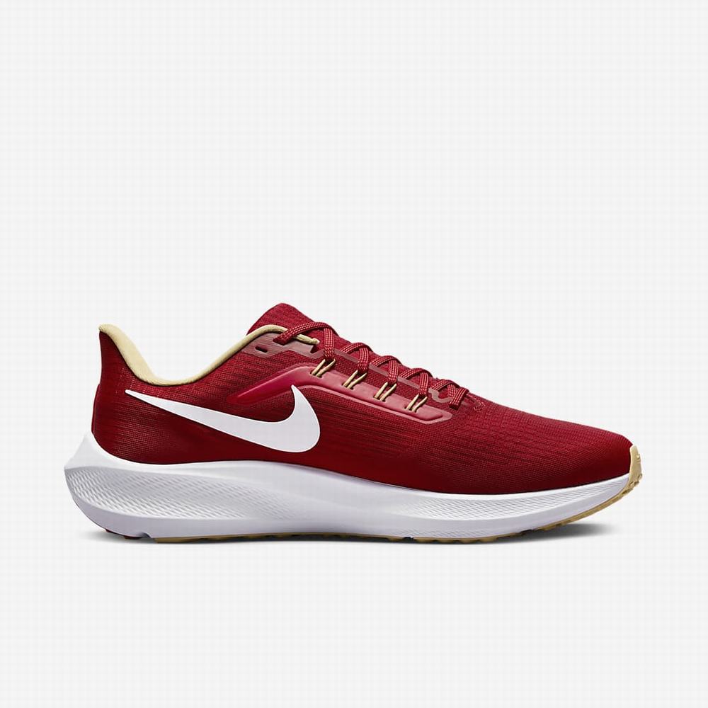 Bezecke Topanky Nike Air Zoom Pegasus 39 (NFL San Francisco 49ers) Panske Červené Zlate Biele | SK159346