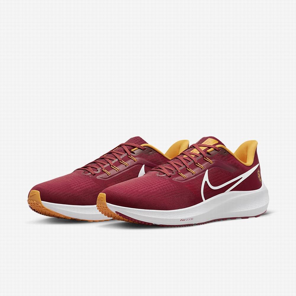 Bezecke Topanky Nike Air Zoom Pegasus 39 (USC) Panske Červené Zlate Biele | SK180792