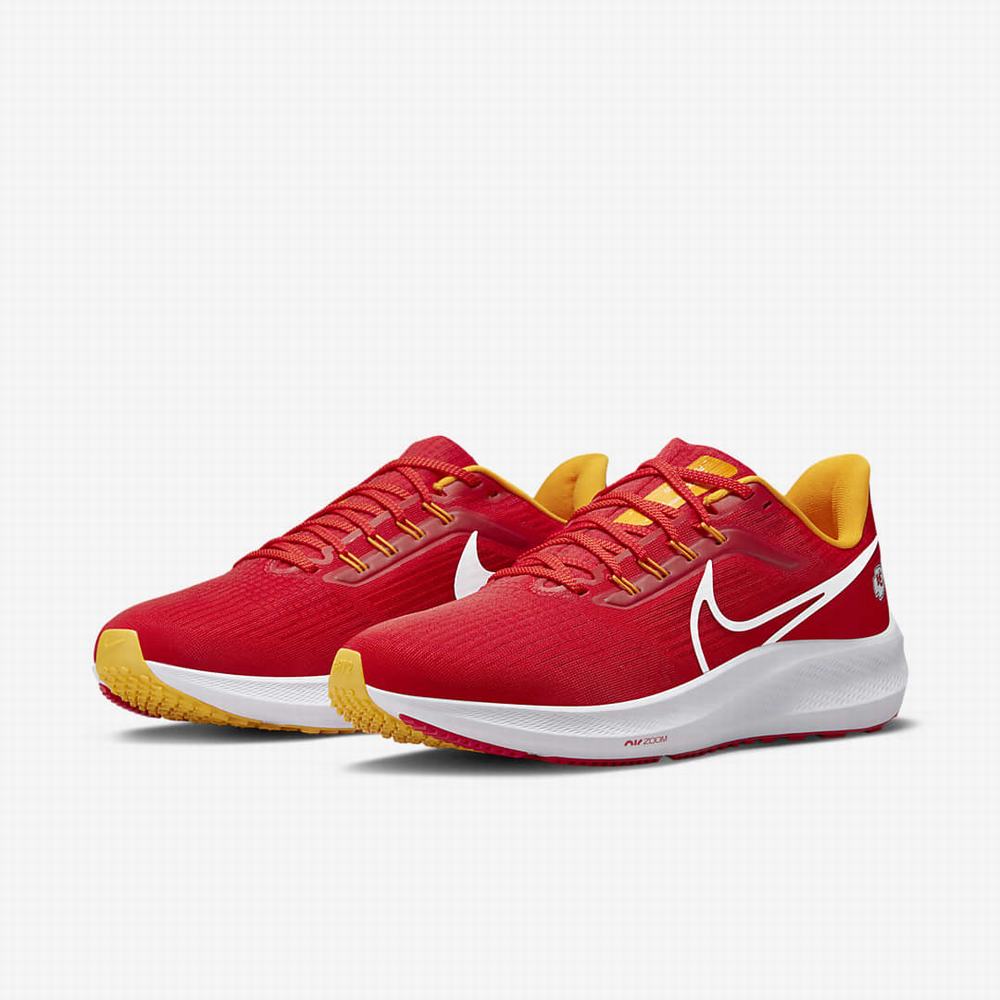 Bezecke Topanky Nike Air Zoom Pegasus 39 (NFL Kansas City Chiefs) Panske Červené Zlate Biele | SK186475