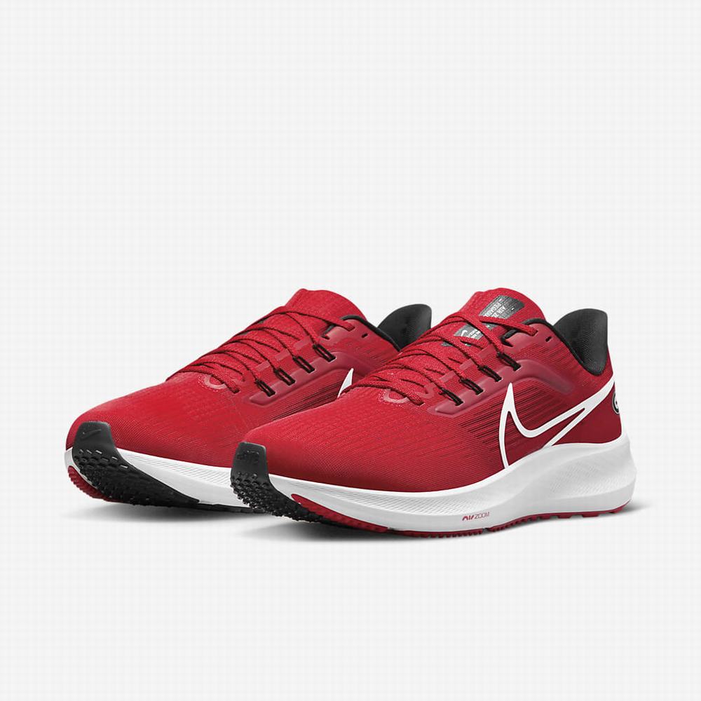 Bezecke Topanky Nike Air Zoom Pegasus 39 (Georgia) Panske Červené Čierne Biele | SK192468