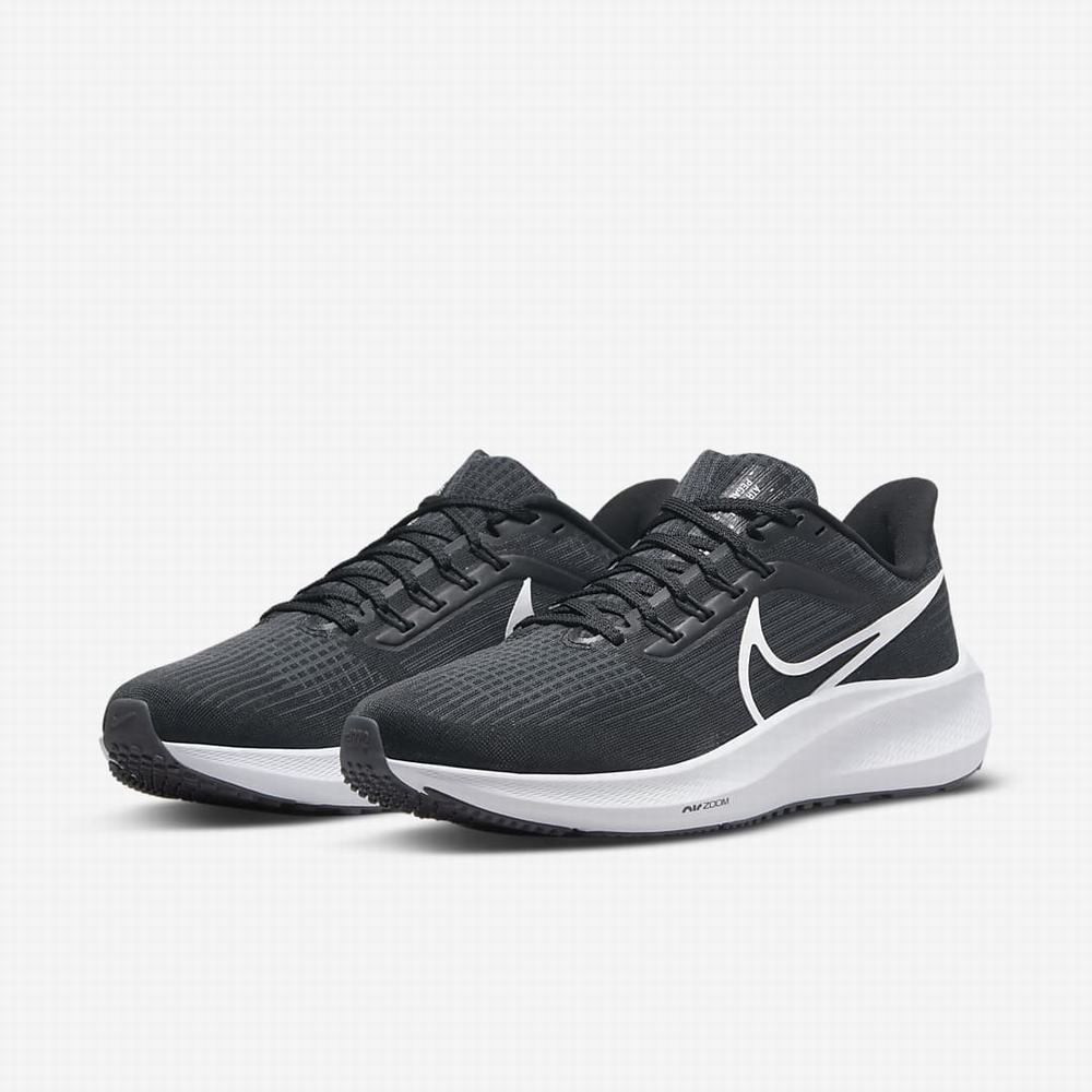 Bezecke Topanky Nike Air Zoom Pegasus 39 Damske Čierne Tmavo Siva Biele | SK203156