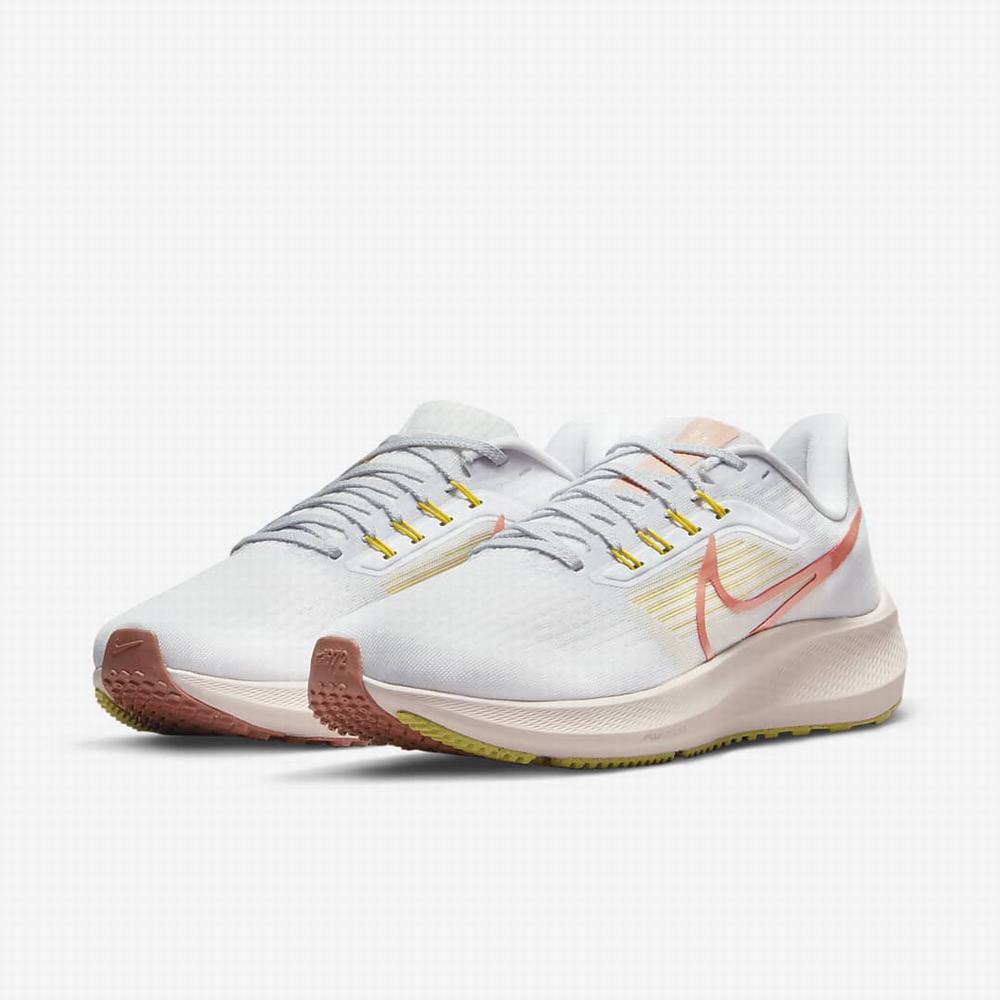 Bezecke Topanky Nike Air Zoom Pegasus 39 Damske Siva Biele Oranžové | SK235708