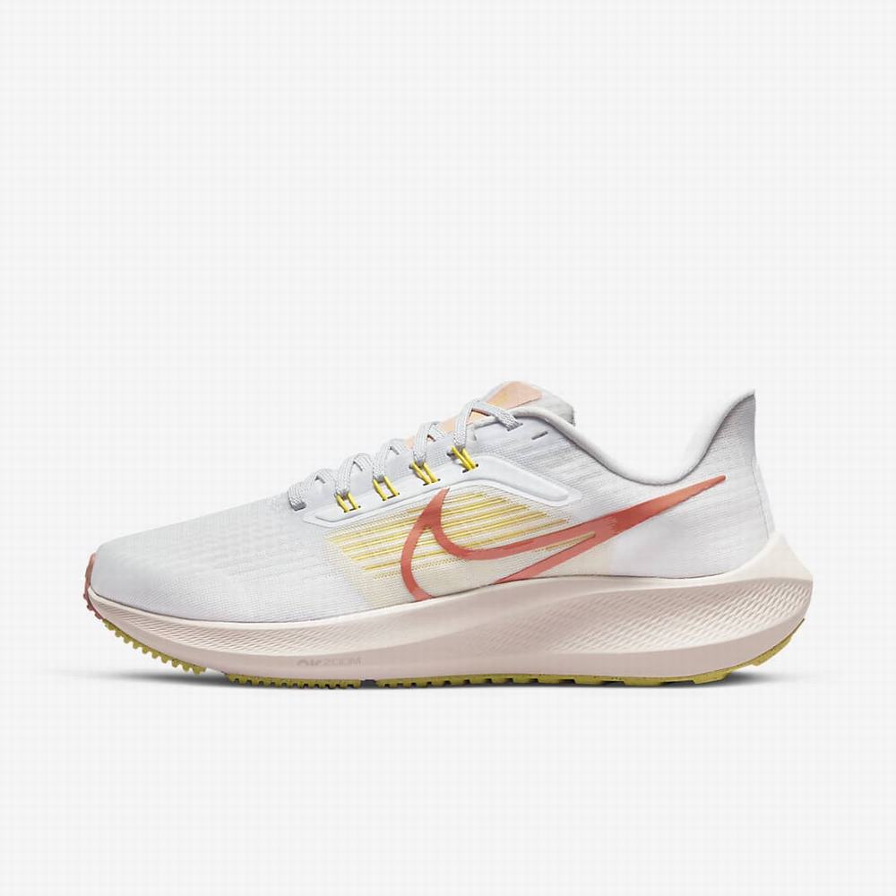 Bezecke Topanky Nike Air Zoom Pegasus 39 Damske Siva Biele Oranžové | SK235708