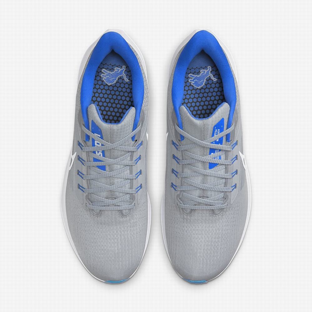 Bezecke Topanky Nike Air Zoom Pegasus 39 (NFL Detroit Lions) Panske Strieborne Strieborne Modre Biele | SK247689