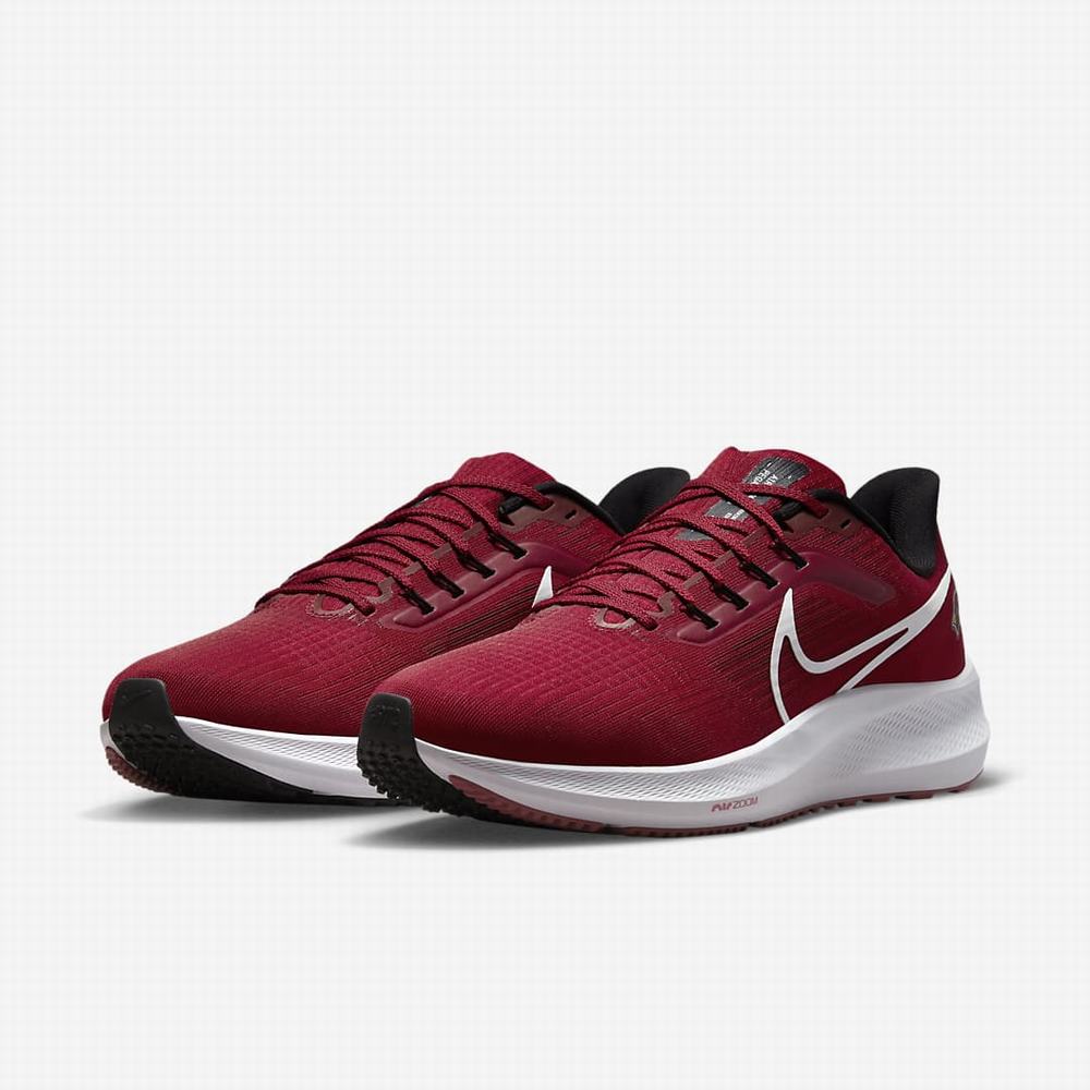 Bezecke Topanky Nike Air Zoom Pegasus 39 (NFL Arizona Cardinals) Panske Červené Čierne Biele | SK260357