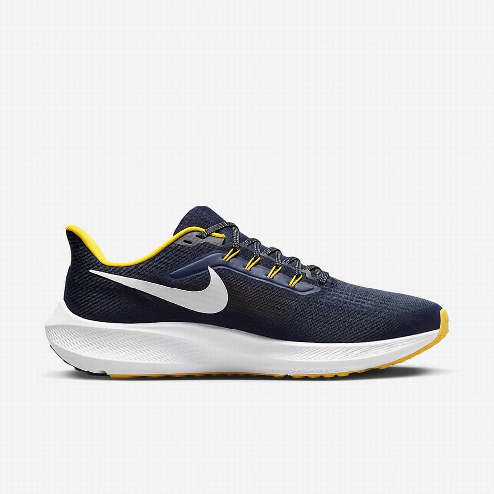 Bezecke Topanky Nike Air Zoom Pegasus 39 (Michigan) Panske Námornícka Modrá Biele | SK291635