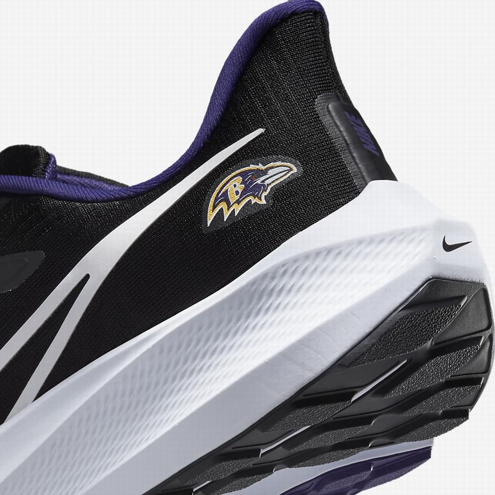 Bezecke Topanky Nike Air Zoom Pegasus 39 (NFL Baltimore Ravens) Panske Čierne Nachový Biele | SK329075