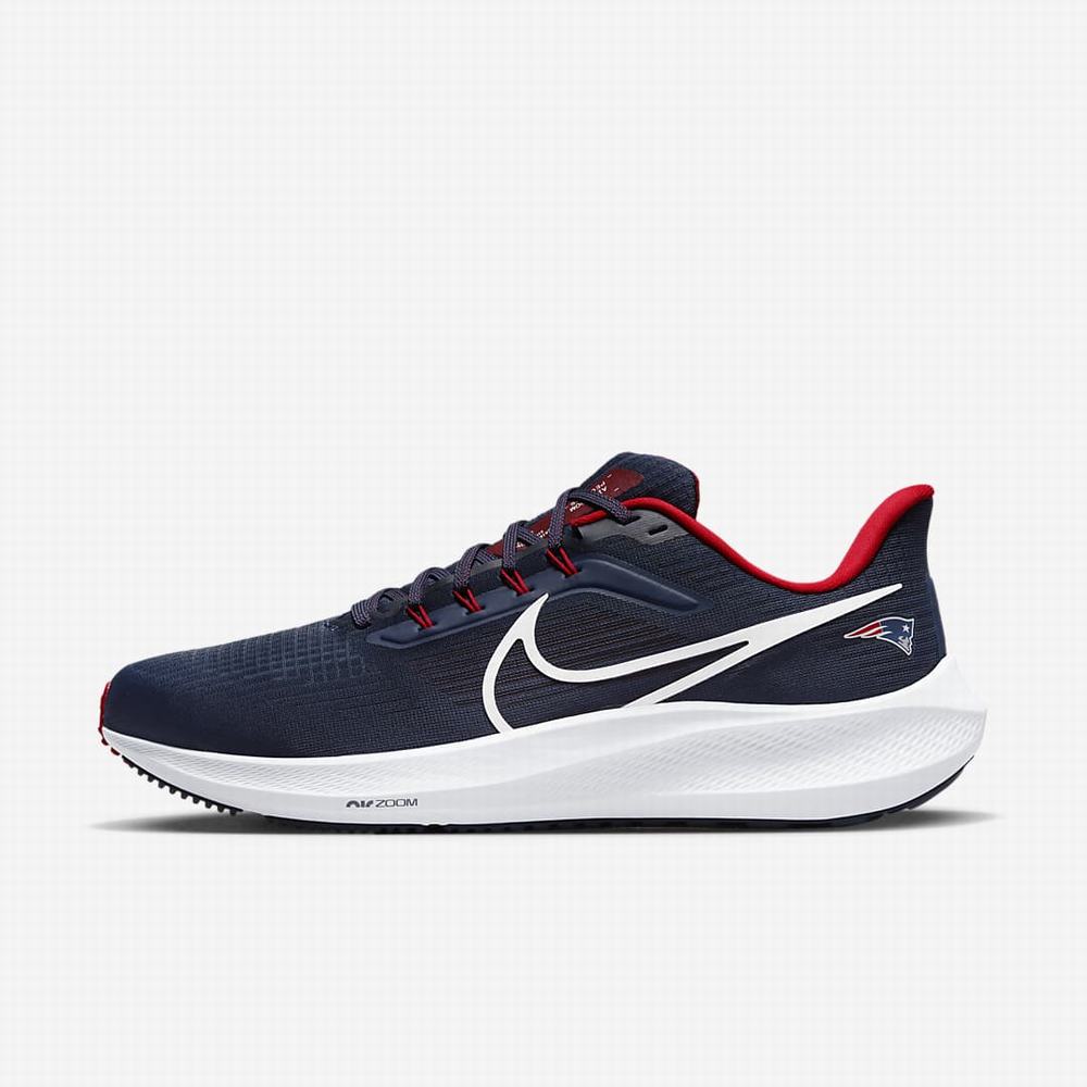 Bezecke Topanky Nike Air Zoom Pegasus 39 (NFL New England Patriots) Panske Námornícka Modrá Červené Biele | SK368247