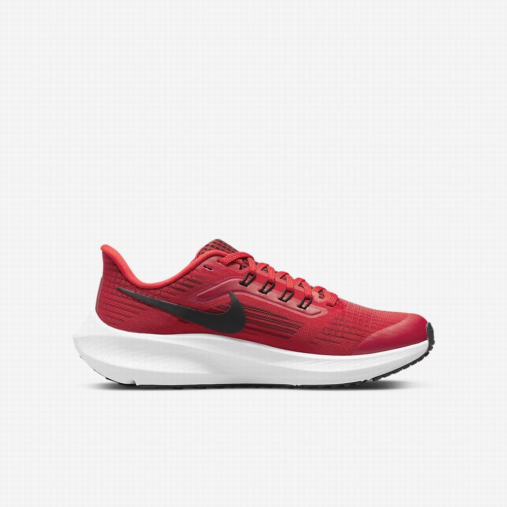 Bezecke Topanky Nike Air Zoom Pegasus 39 Detske Červené Biele Čierne | SK417569