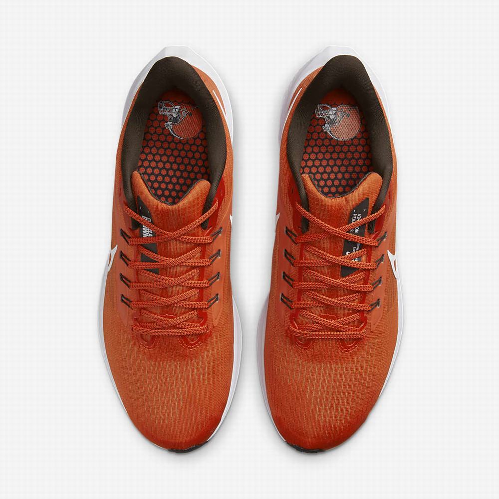 Bezecke Topanky Nike Air Zoom Pegasus 39 (NFL Cleveland Browns) Panske Oranžové Hnede Biele | SK503278