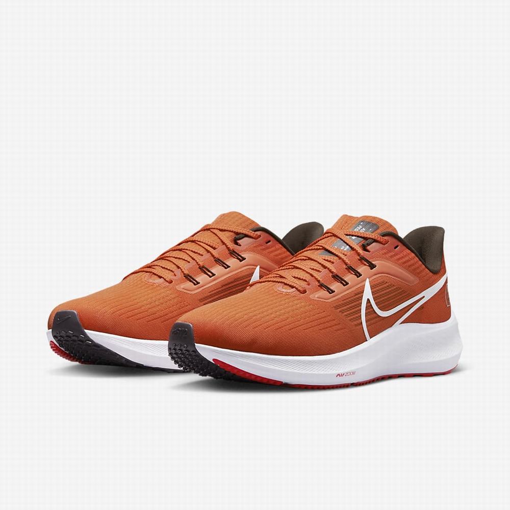 Bezecke Topanky Nike Air Zoom Pegasus 39 (NFL Cleveland Browns) Panske Oranžové Hnede Biele | SK503278