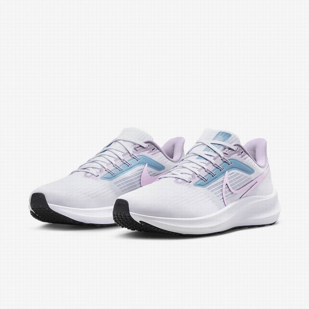 Bezecke Topanky Nike Air Zoom Pegasus 39 Damske Biele Čierne | SK562473