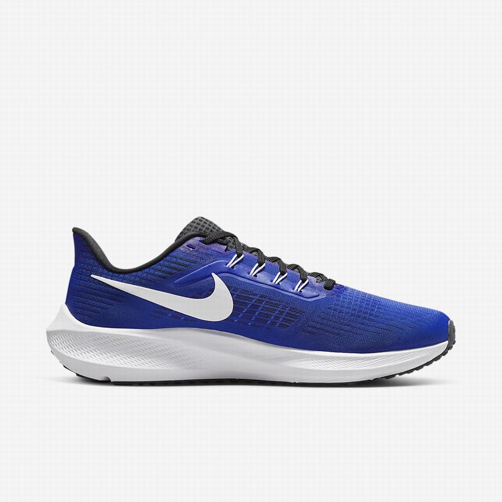 Bezecke Topanky Nike Air Zoom Pegasus 39 Panske Modre Čierne Tmavo Siva Biele | SK563298