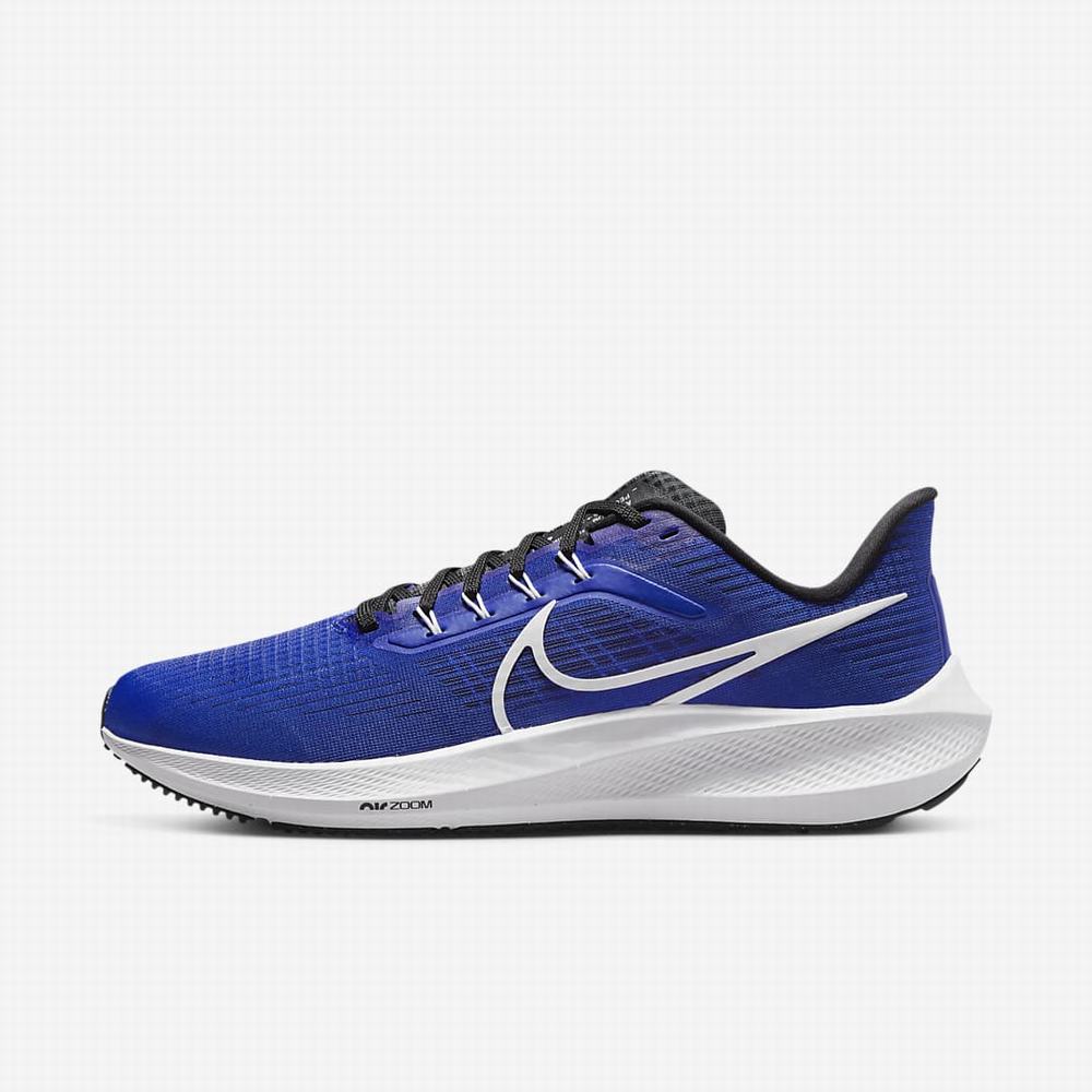 Bezecke Topanky Nike Air Zoom Pegasus 39 Panske Modre Čierne Tmavo Siva Biele | SK563298