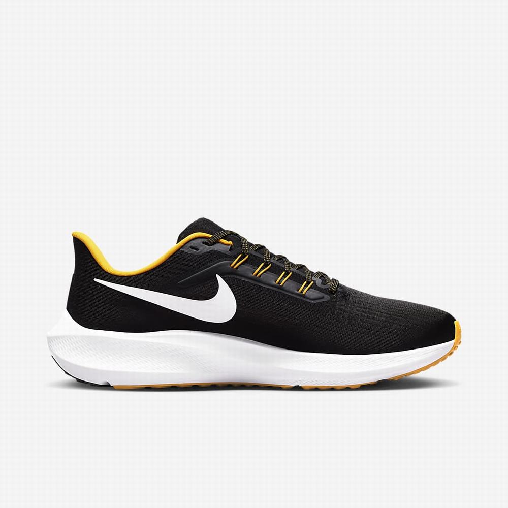 Bezecke Topanky Nike Air Zoom Pegasus 39 (NFL Pittsburgh Steelers) Panske Čierne Zlate Biele | SK570862