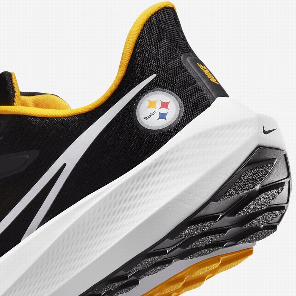 Bezecke Topanky Nike Air Zoom Pegasus 39 (NFL Pittsburgh Steelers) Panske Čierne Zlate Biele | SK570862