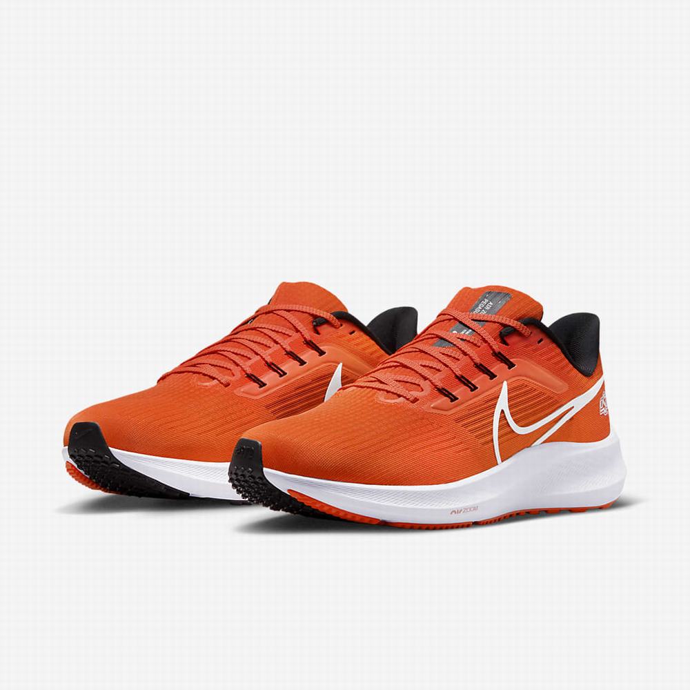 Bezecke Topanky Nike Air Zoom Pegasus 39 (Oklahoma State) Panske Oranžové Čierne Biele | SK602953