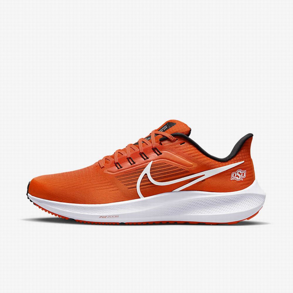 Bezecke Topanky Nike Air Zoom Pegasus 39 (Oklahoma State) Panske Oranžové Čierne Biele | SK602953