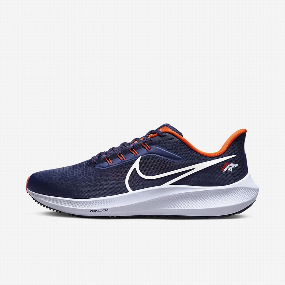 Bezecke Topanky Nike Air Zoom Pegasus 39 (NFL Denver Broncos) Panske Námornícka Modrá Oranžové Biele | SK680245