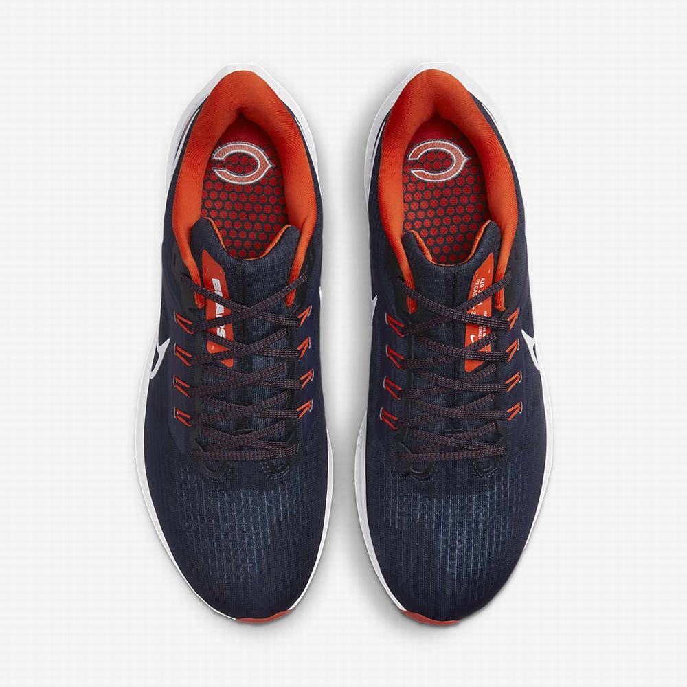 Bezecke Topanky Nike Air Zoom Pegasus 39 (NFL Chicago Bears) Panske Námornícka Modrá Oranžové Biele | SK693514