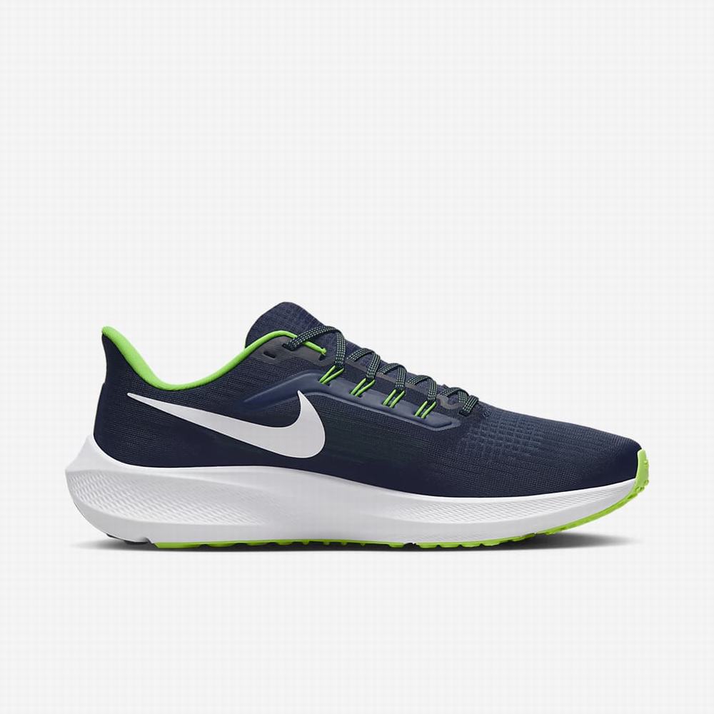 Bezecke Topanky Nike Air Zoom Pegasus 39 (NFL Seattle Seahawks) Panske Námornícka Modrá Zelene Biele | SK715843