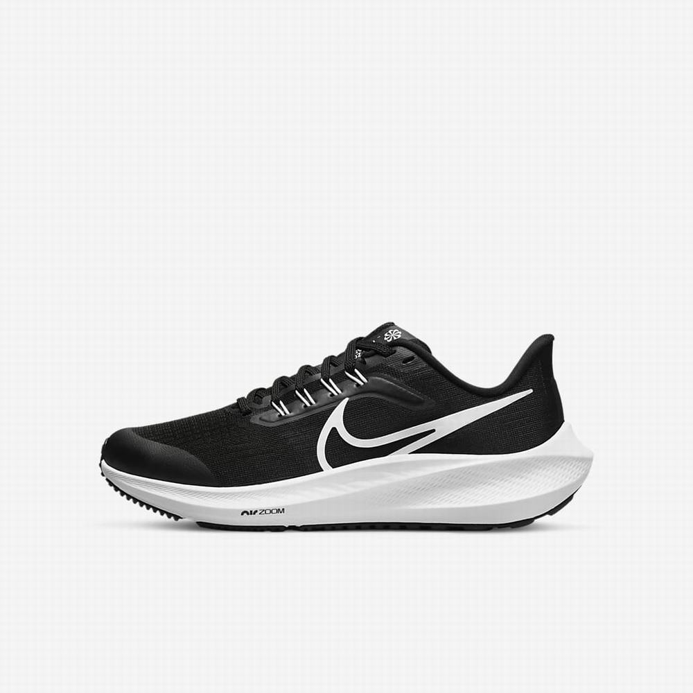 Bezecke Topanky Nike Air Zoom Pegasus 39 Detske Čierne Biele | SK719836