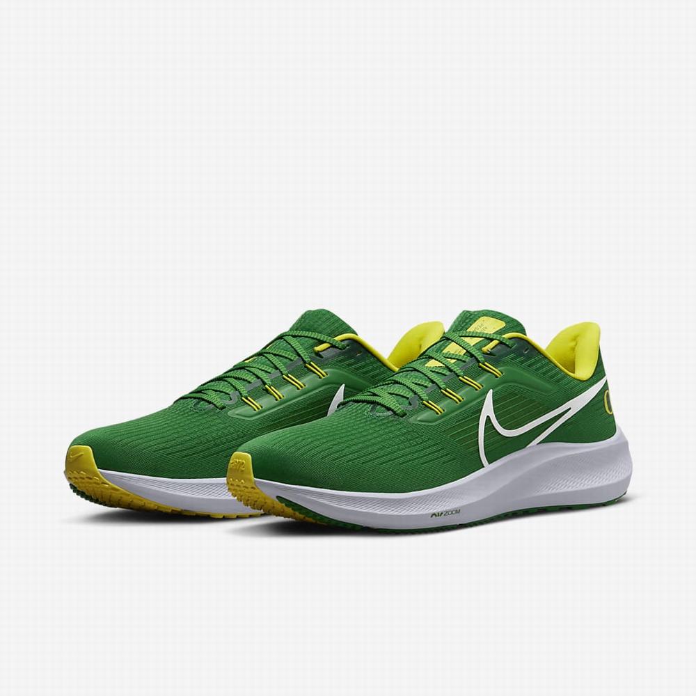 Bezecke Topanky Nike Air Zoom Pegasus 39 (Oregon) Panske Zelene Žlté Biele | SK743962