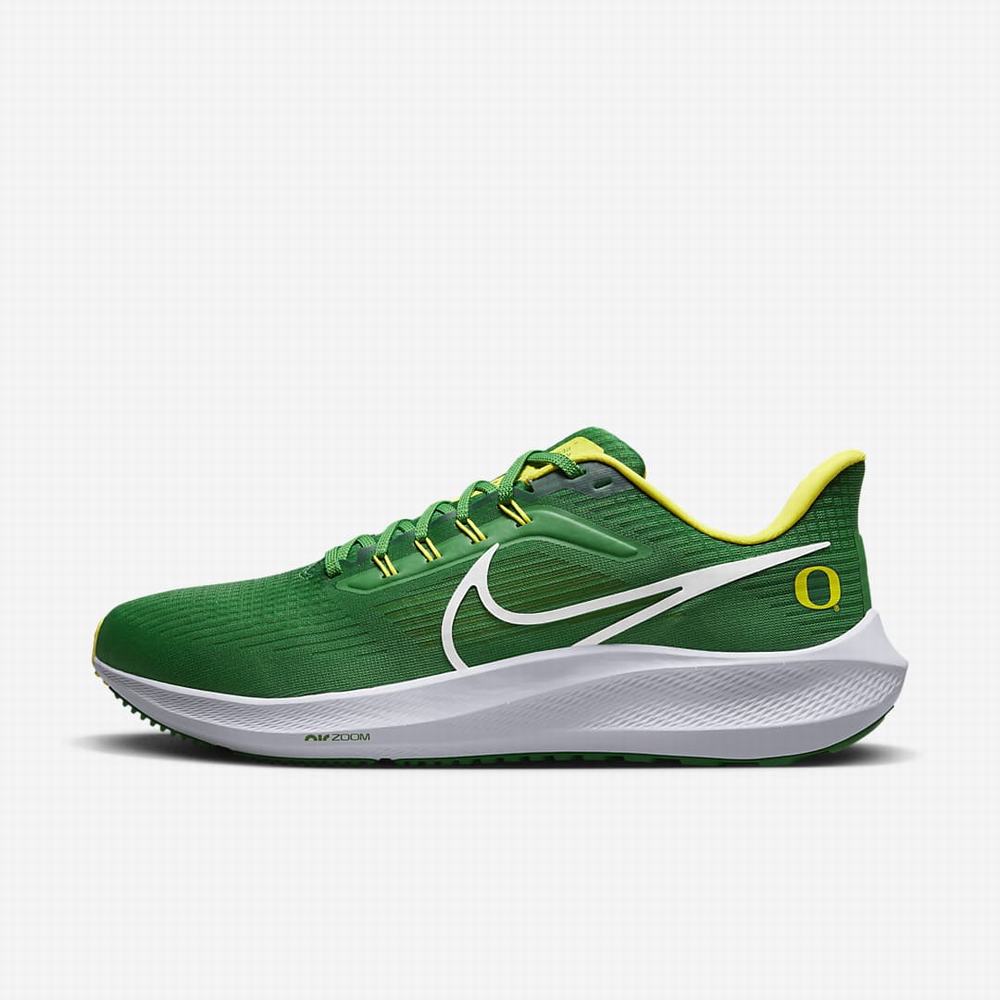 Bezecke Topanky Nike Air Zoom Pegasus 39 (Oregon) Panske Zelene Žlté Biele | SK743962