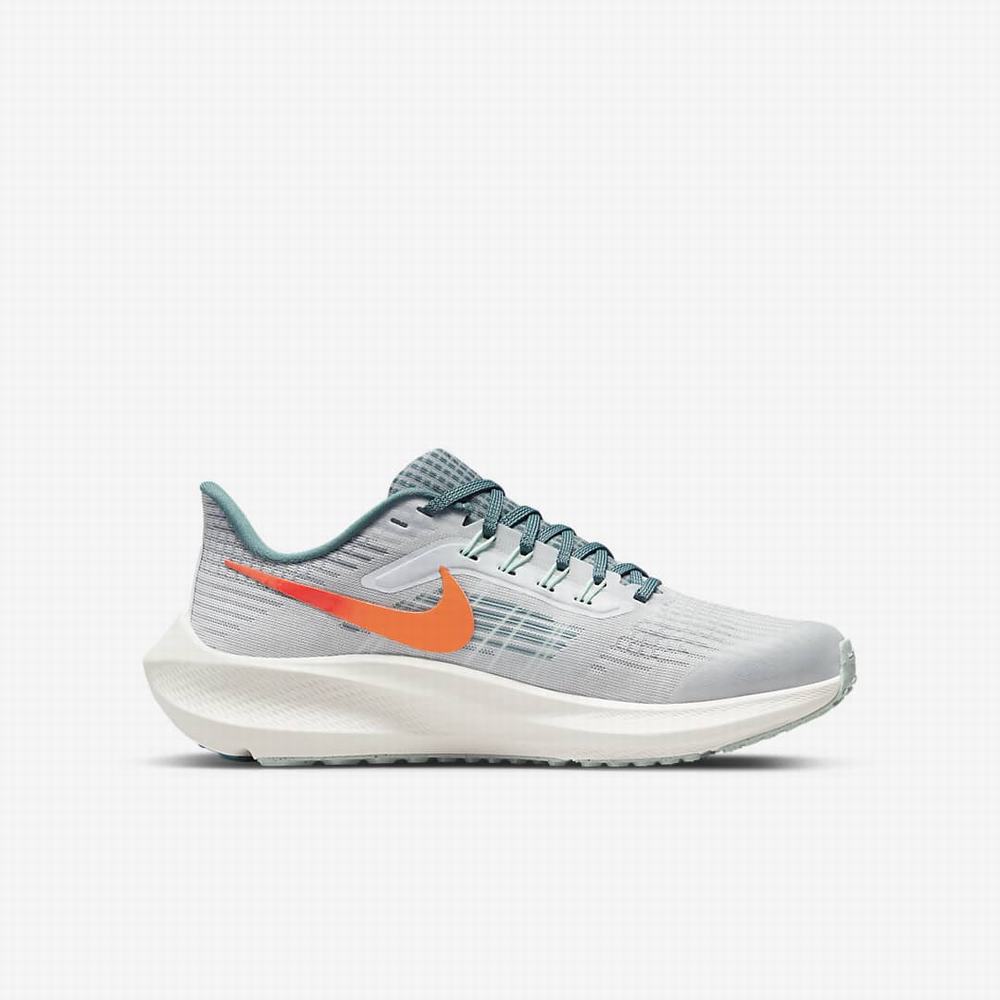 Bezecke Topanky Nike Air Zoom Pegasus 39 Detske Platina Biele Mätové Oranžové | SK745928