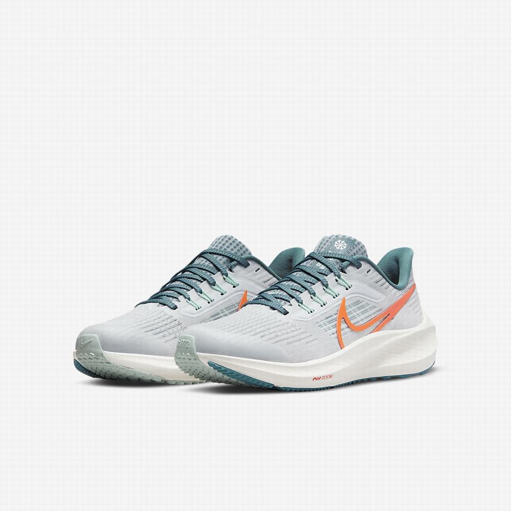 Bezecke Topanky Nike Air Zoom Pegasus 39 Detske Platina Biele Mätové Oranžové | SK745928