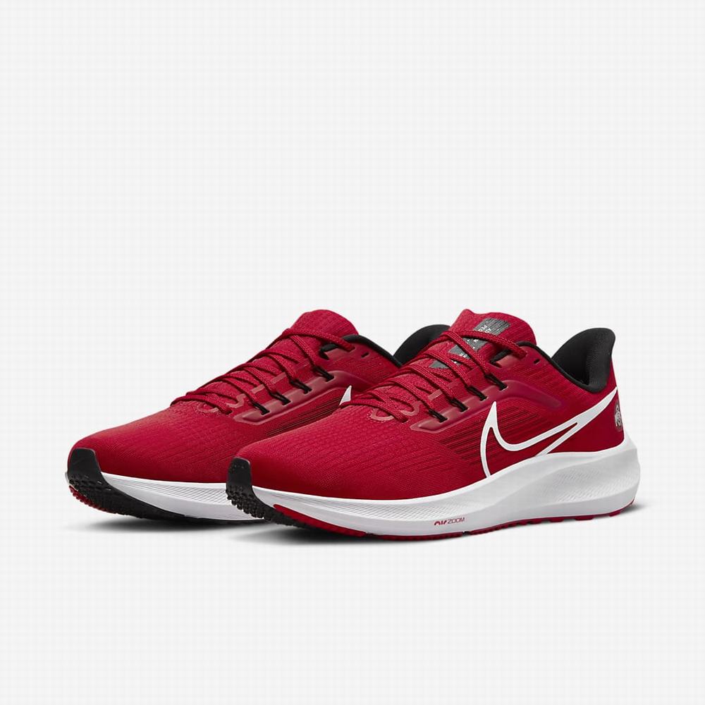 Bezecke Topanky Nike Air Zoom Pegasus 39 (Ohio State) Panske Červené Čierne Biele | SK759428