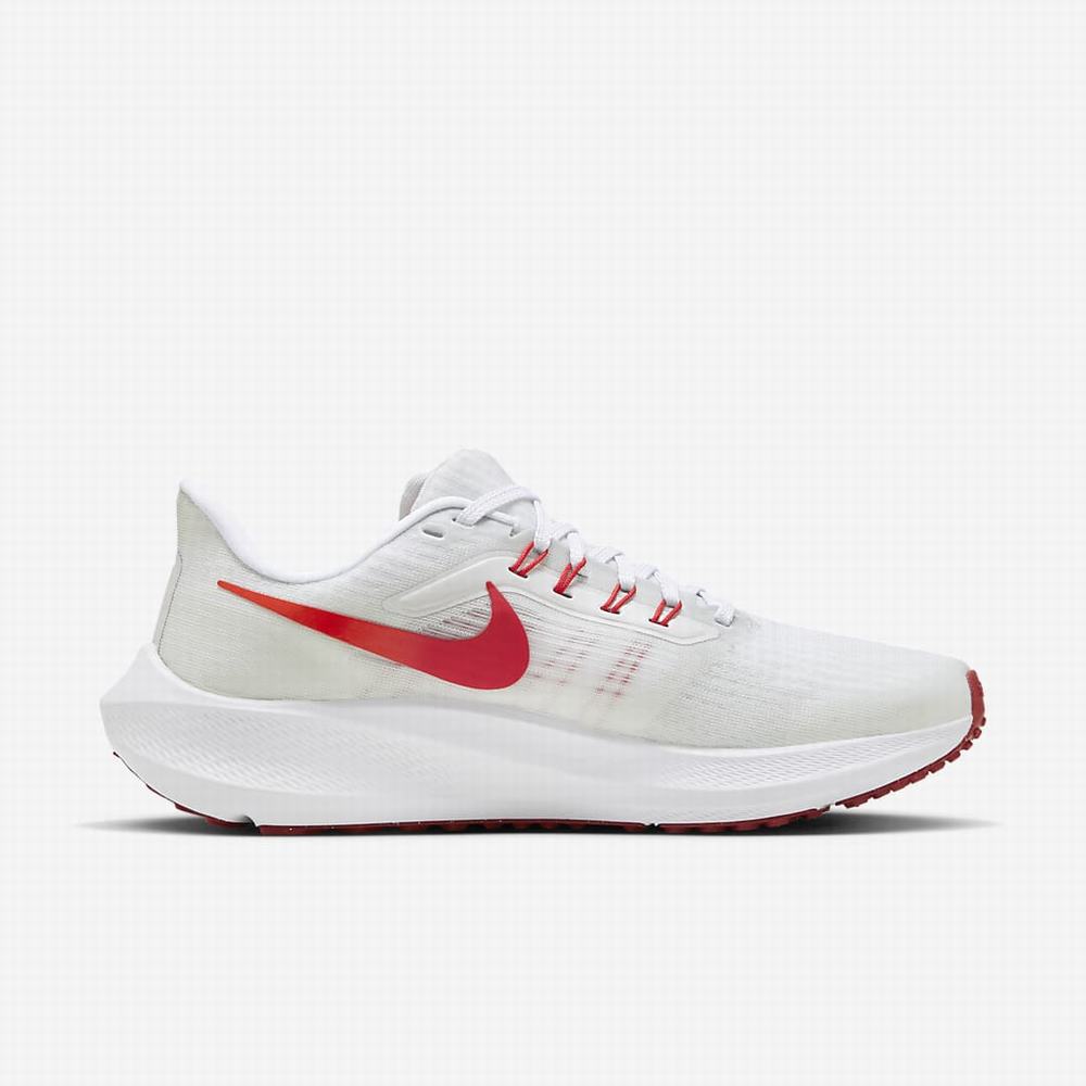 Bezecke Topanky Nike Air Zoom Pegasus 39 Damske Biele Svetlo Červené | SK842061