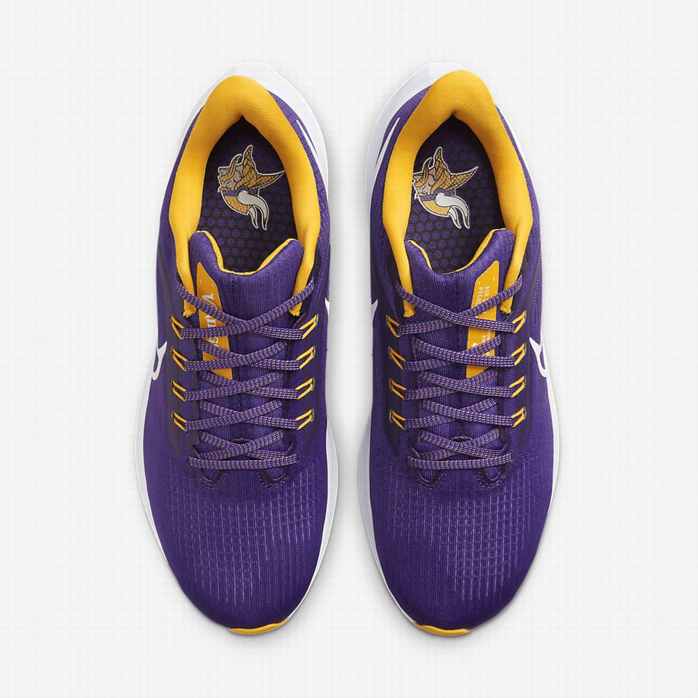 Bezecke Topanky Nike Air Zoom Pegasus 39 (NFL Minnesota Vikings) Panske Nachový Zlate Biele | SK852094