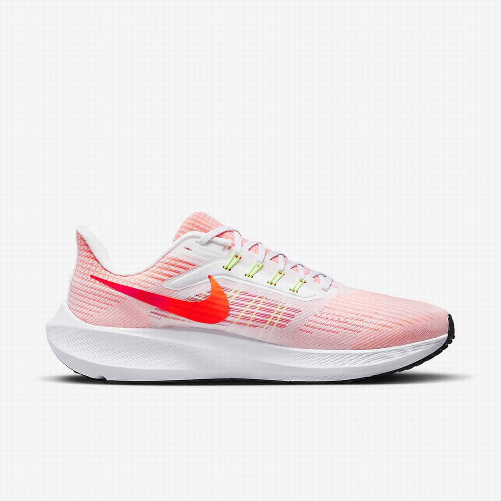 Bezecke Topanky Nike Air Zoom Pegasus 39 Panske Biele Svetlo Červené Čierne Oranžové | SK928371