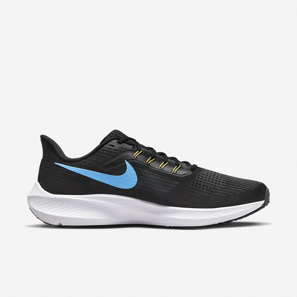 Bezecke Topanky Nike Air Zoom Pegasus 39 Panske Čierne Tmavo Siva Modre | SK935710