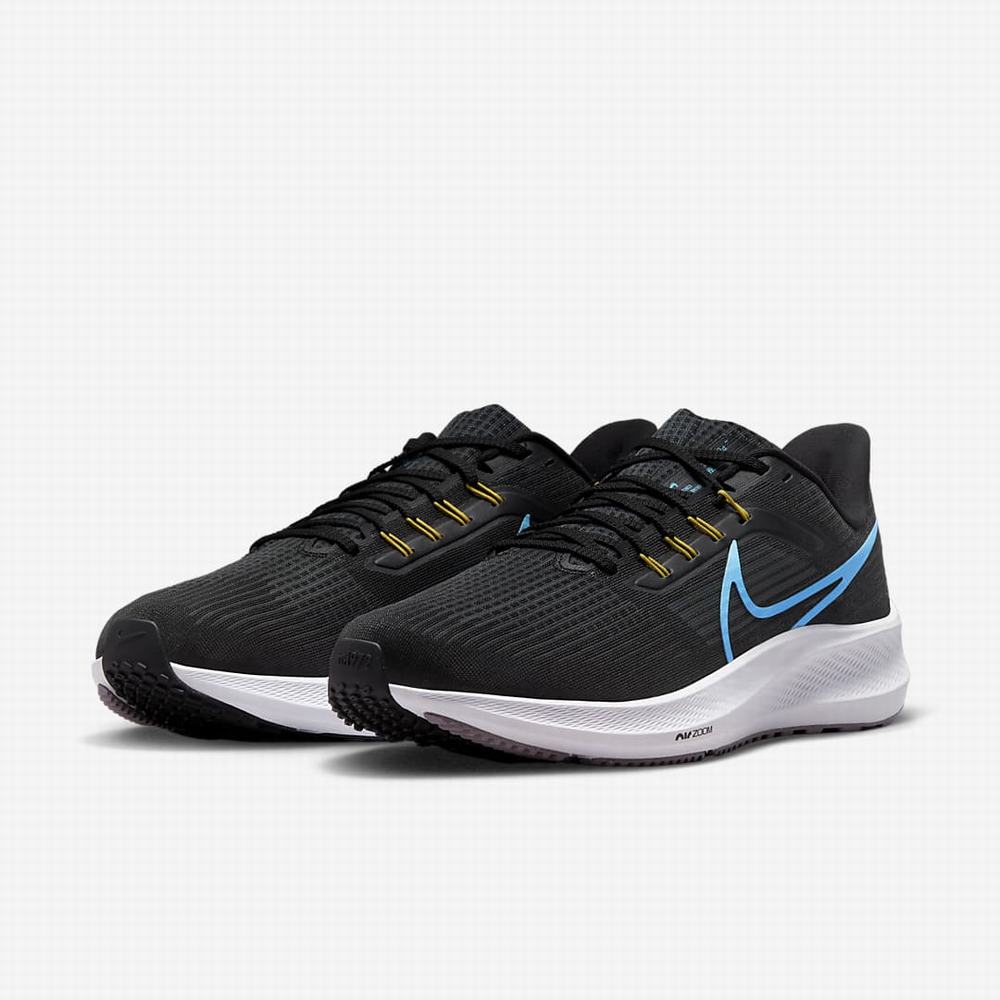 Bezecke Topanky Nike Air Zoom Pegasus 39 Panske Čierne Tmavo Siva Modre | SK935710