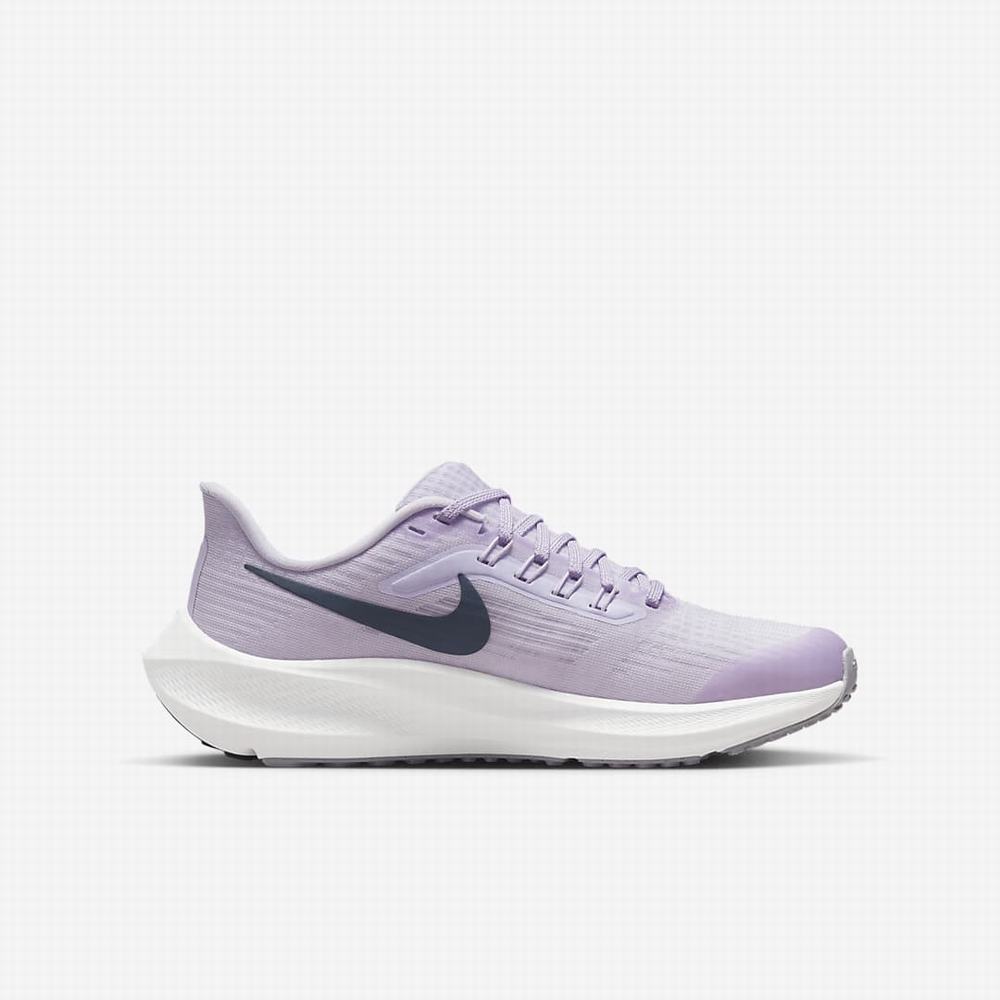 Bezecke Topanky Nike Air Zoom Pegasus 39 Detske Nachový Námornícka Modrá Metal Strieborne | SK946870