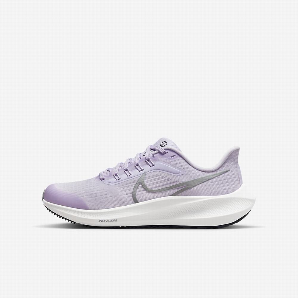 Bezecke Topanky Nike Air Zoom Pegasus 39 Detske Nachový Námornícka Modrá Metal Strieborne | SK946870