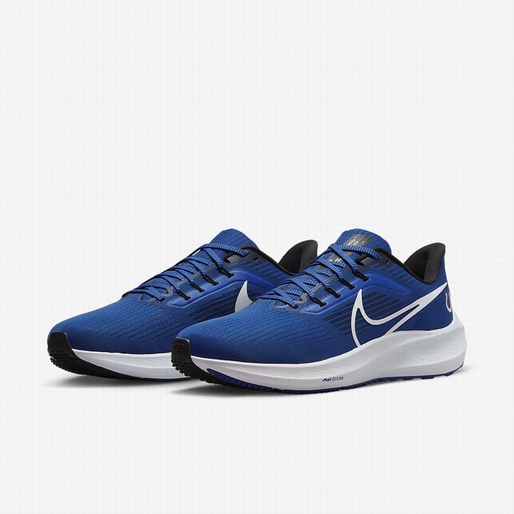 Bezecke Topanky Nike Air Zoom Pegasus 39 (NFL Indianapolis Colts) Panske Modre Čierne Biele | SK948015