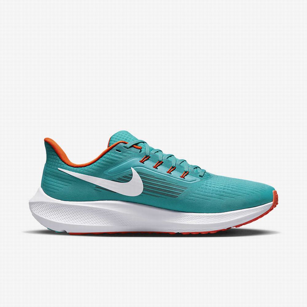 Bezecke Topanky Nike Air Zoom Pegasus 39 (NFL Miami Dolphins) Panske Zelene Oranžové Biele | SK954367