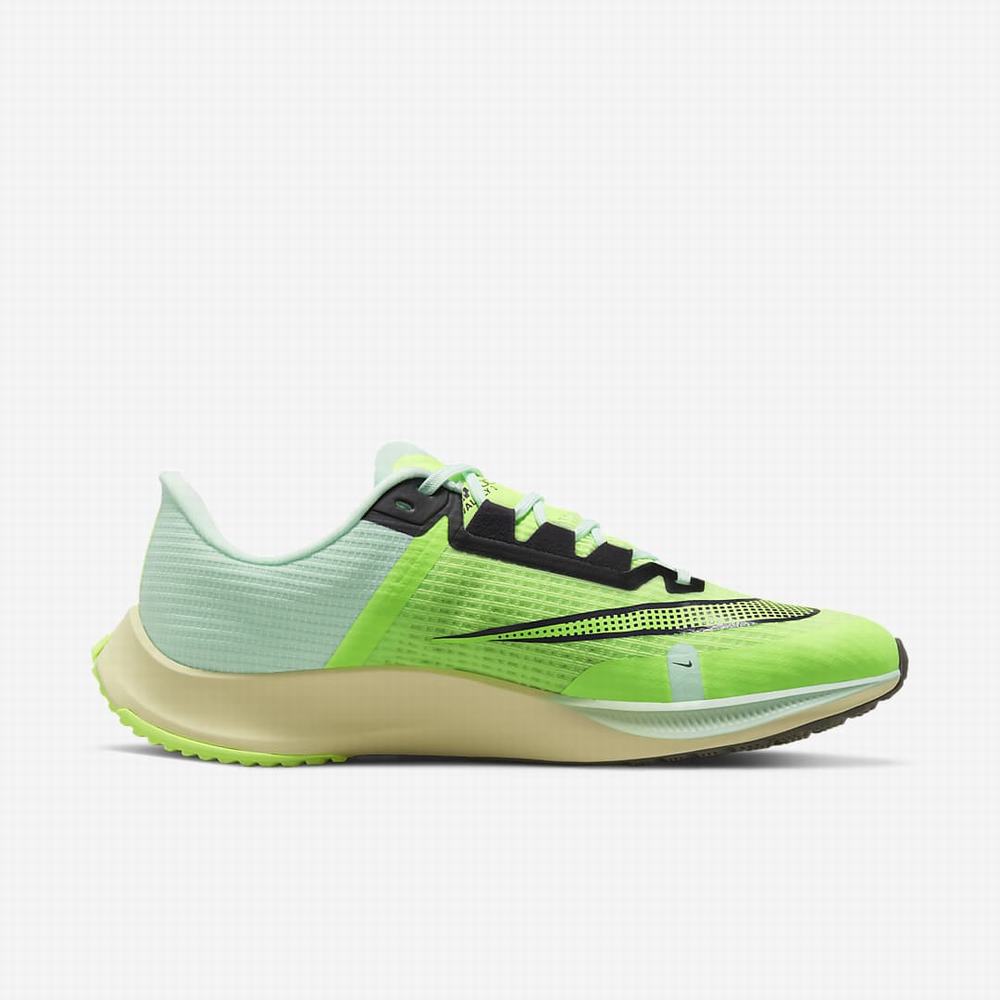 Bezecke Topanky Nike Air Zoom Rival Fly 3 Panske Zelene Mätové Nachový | SK258630