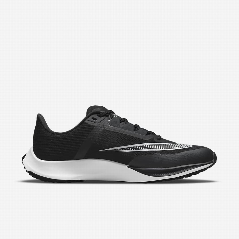 Bezecke Topanky Nike Air Zoom Rival Fly 3 Panske Čierne Tmavo Siva Biele | SK729315