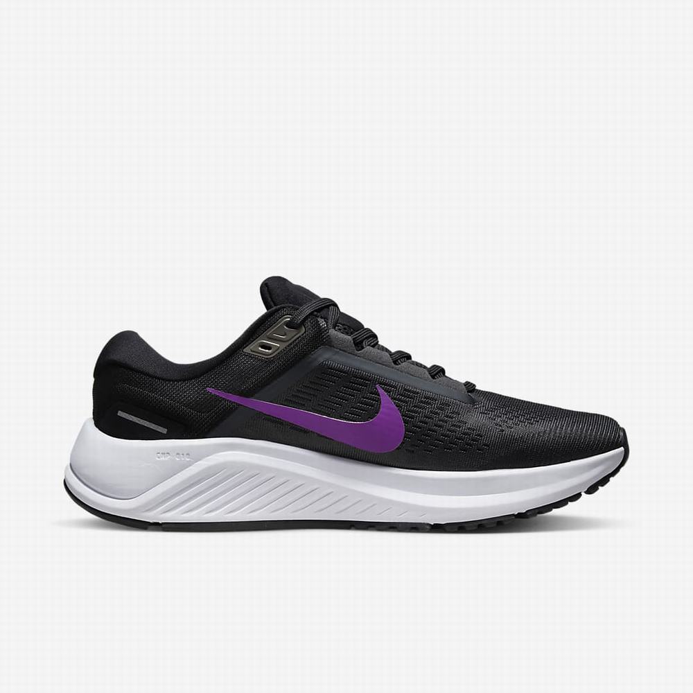 Bezecke Topanky Nike Air Zoom Structure 24 Panske Tmavo Siva Čierne Metal Nachový | SK043968