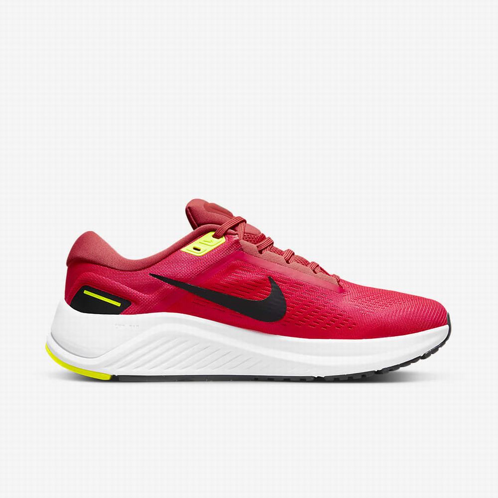 Bezecke Topanky Nike Air Zoom Structure 24 Panske Červené Čierne | SK845901