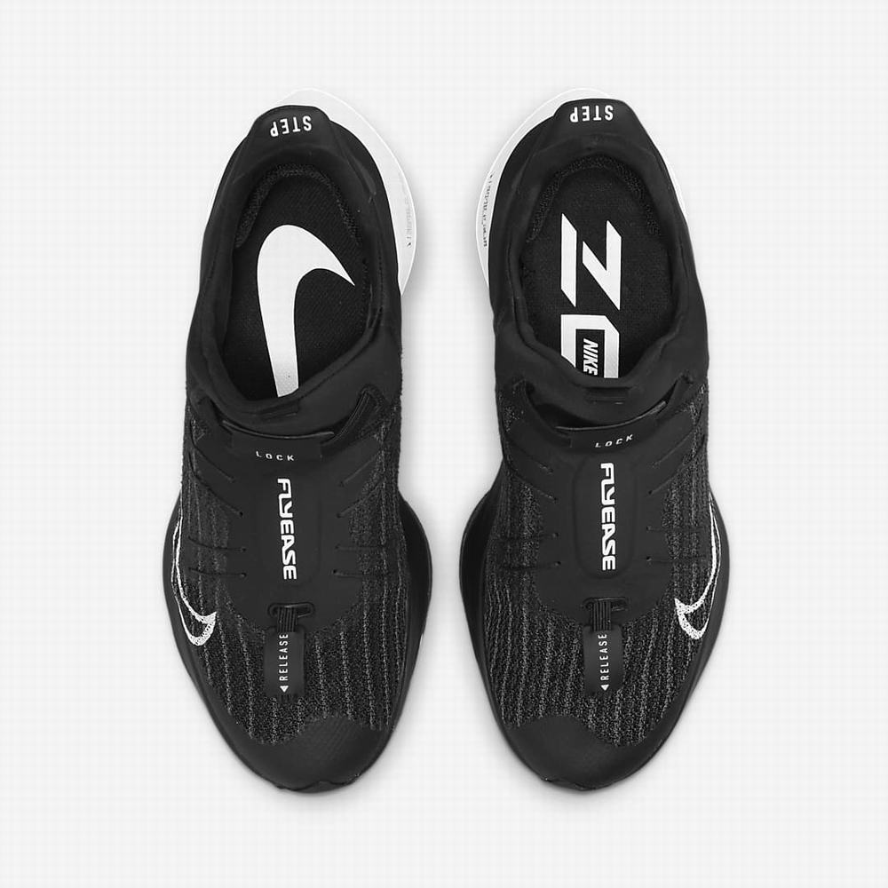 Bezecke Topanky Nike Air Zoom Tempo NEXT% FlyEase Panske Čierne Biele Čierne Biele | SK209635