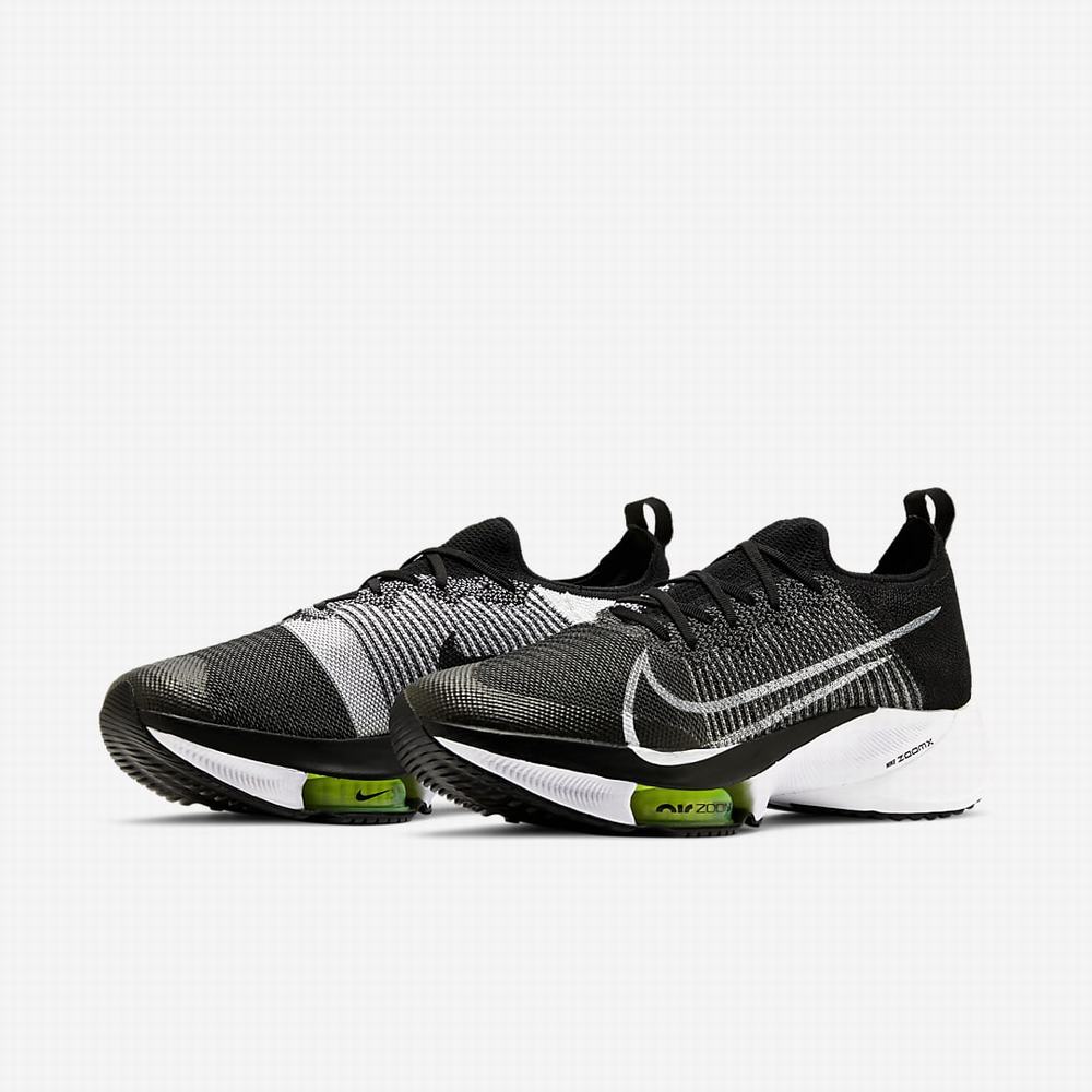 Bezecke Topanky Nike Air Zoom Tempo NEXT% Panske Čierne Biele | SK289761