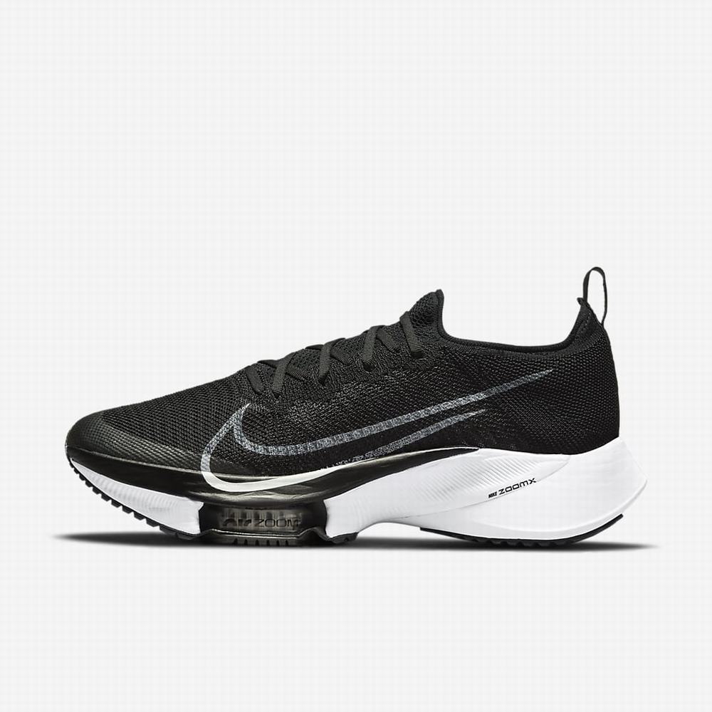 Bezecke Topanky Nike Air Zoom Tempo NEXT% Panske Čierne Tmavo Siva Platina Biele | SK751483