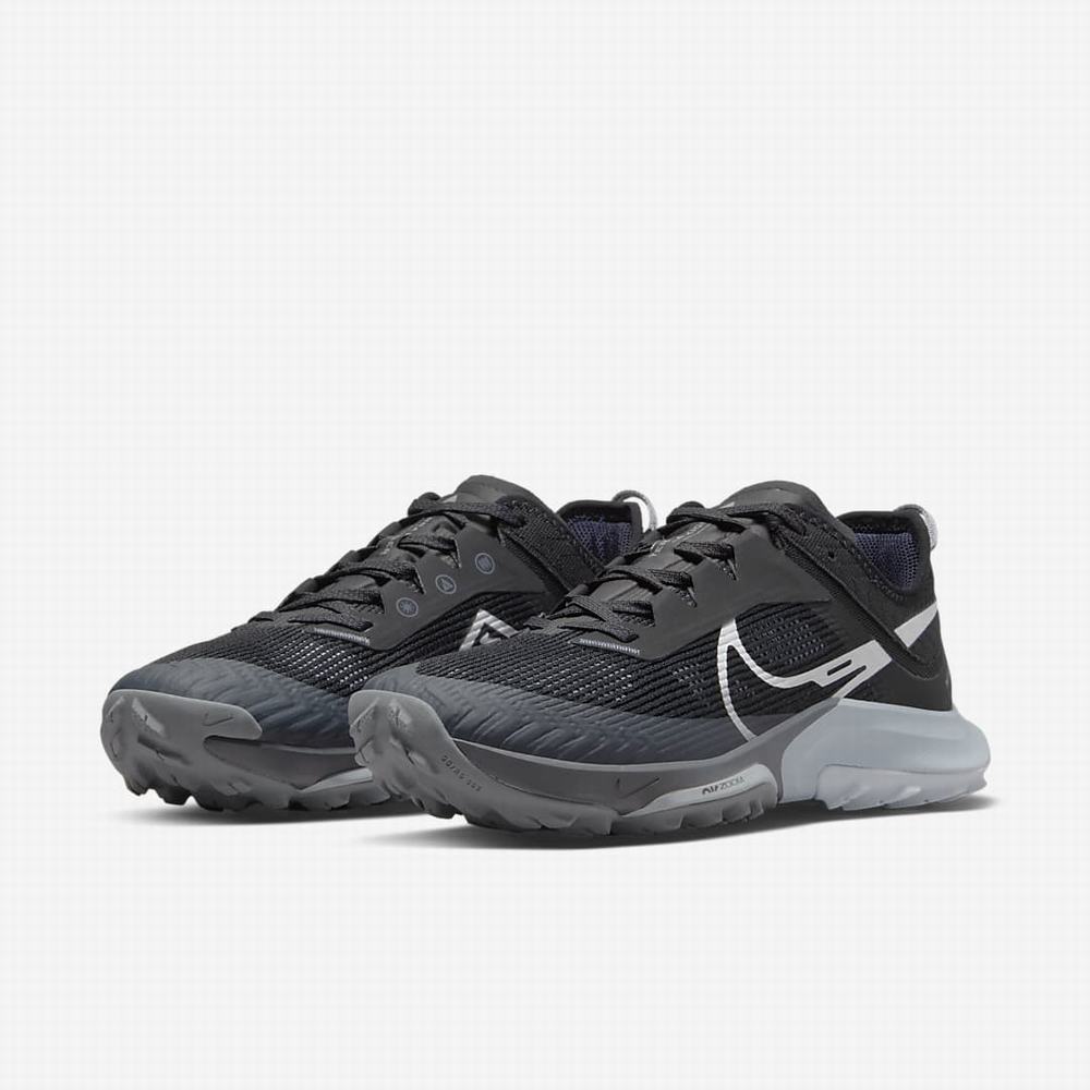 Bezecke Topanky Nike Air Zoom Terra Kiger 8 Damske Čierne Tmavo Siva Siva Platina | SK137254